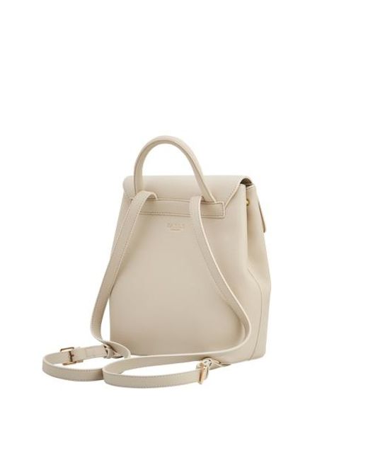 Fable England White Laura Small Backpack