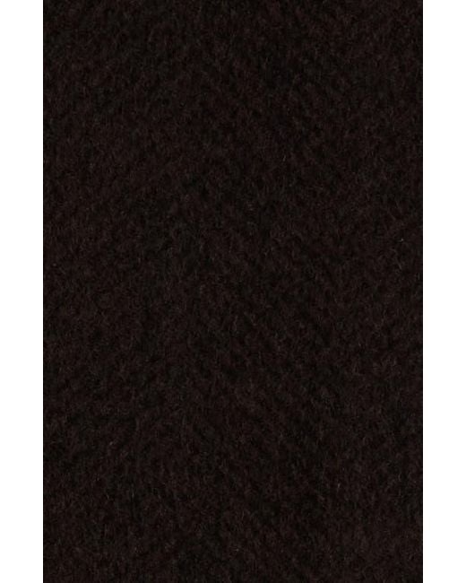 Reiss Black Lara Double Breasted Coat