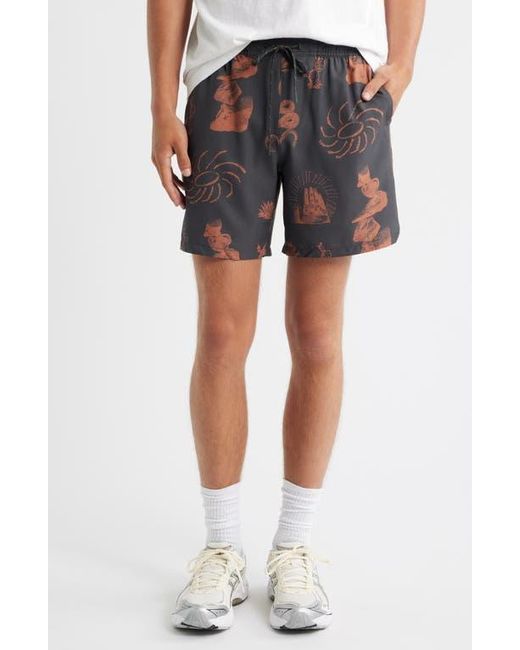 Roark Blue Serrano 7 Drawstring Shorts for men
