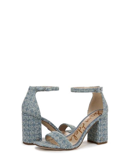 Sam Edelman White Daniella Ankle Strap Sandal