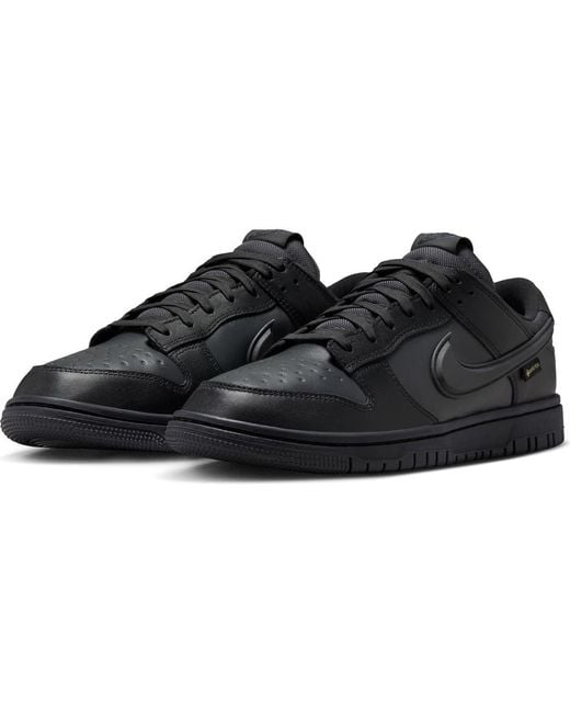 Nike Black Dunk Low Gore-Tex Waterproof Basketball Sneaker for men