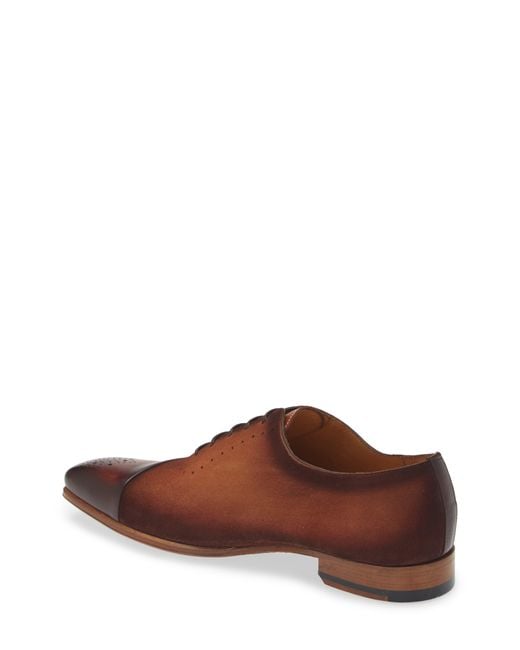 Mezlan Affari Cap Toe Wholecut Shoe in Brown for Men | Lyst