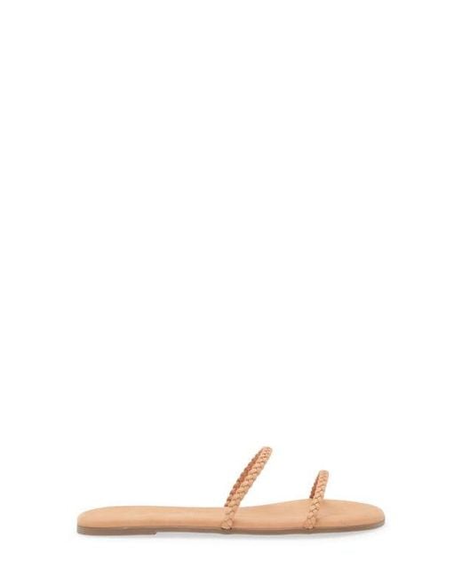 TKEES Pink Gemma Braid Slide Sandal