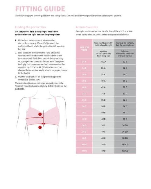Amoena White Ester Post Surgery Bra