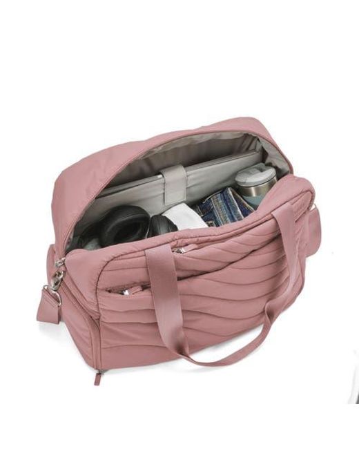 Baggallini Pink Set Wave Weekender