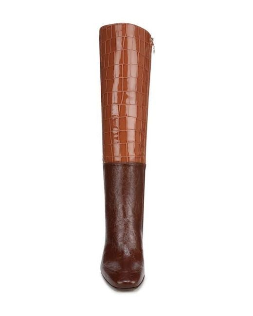 Circus by Sam Edelman Brown Billie Knee-high Block-heel Dress Boots