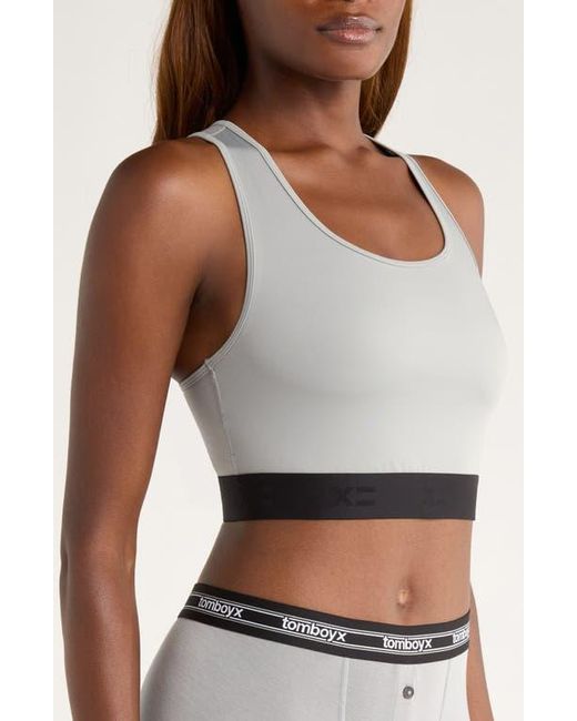 TOMBOYX Gray Racerback Compression Top