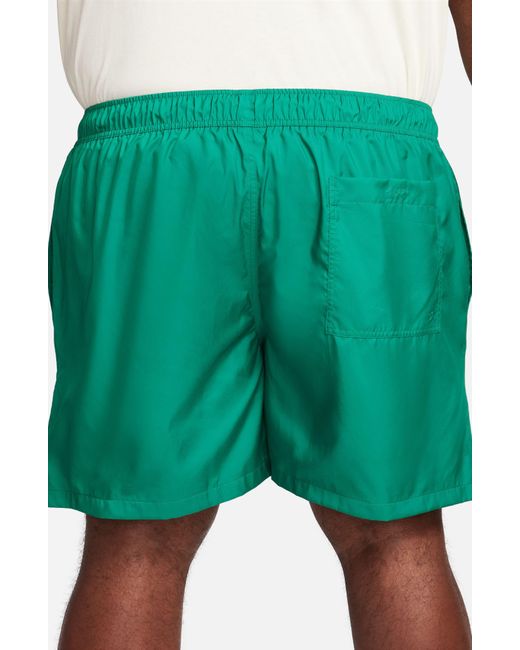 Nike Green Club Woven Flow Shorts for men