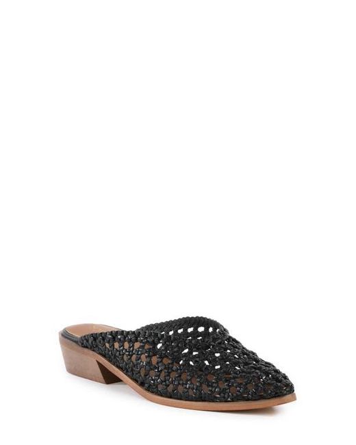 Seychelles Black Moonshine Woven Mule