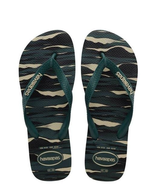 Havaianas Green Top Camo Flip Flop for men
