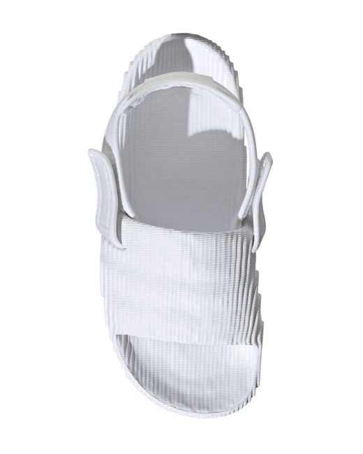 Adidas White Adilette 22 Xlg Lifestyle Slingback Sandal