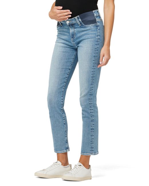 Joes Jeans Womens The Lara Straight Ankle Maternity Jeans 