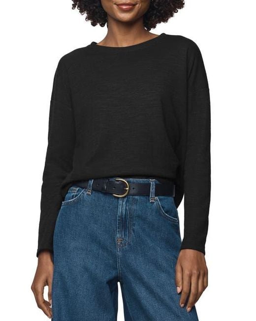 Splendid Black Callista Long Sleeve T-Shirt