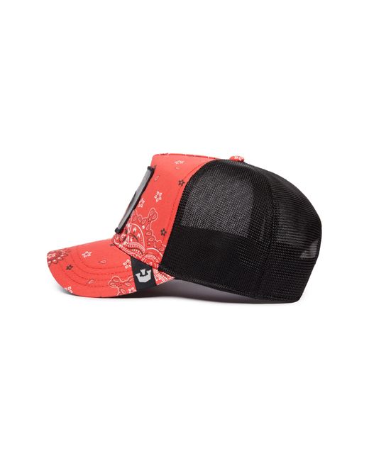 Goorin Bros Red Without Warning Trucker Hat for men