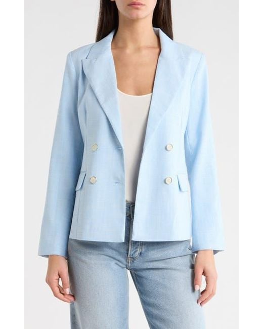 Vince Camuto Blue Double Breasted Jacket
