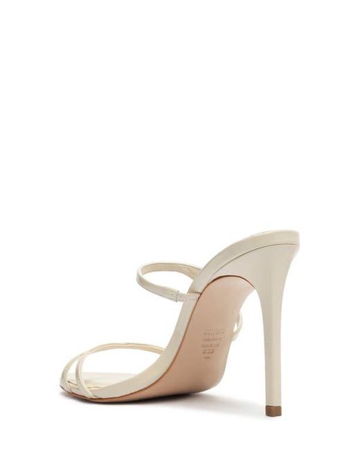 SCHUTZ SHOES Metallic Diana Slide Sandal
