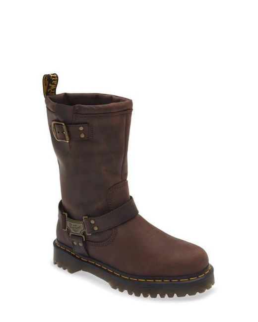 Dr. Martens Brown Anistone Harness Boot