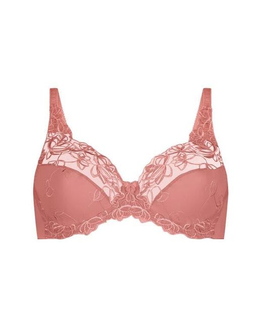 Hunkemöller Pink Diva Embroidered Mesh Underwire Bra