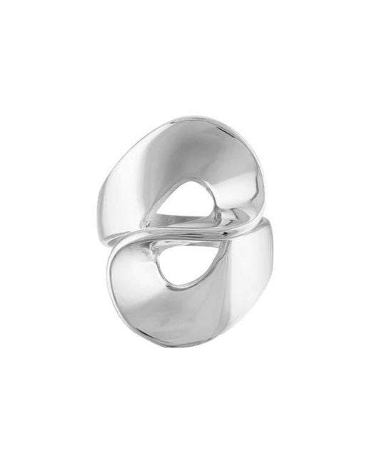 BEN ONI White Afiya Statement Ring