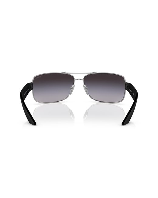 Prada Sport 65mm Oversize Gradient Pillow Sunglasses in Black for Men ...