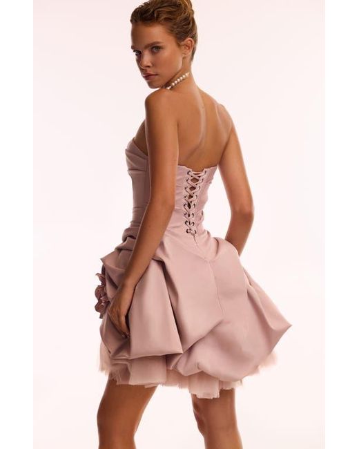 Millà Pink Rosette Mini Dress