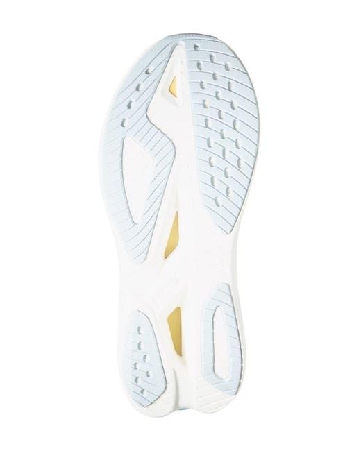 Hoka One One White Mach X 3 Running Shoe