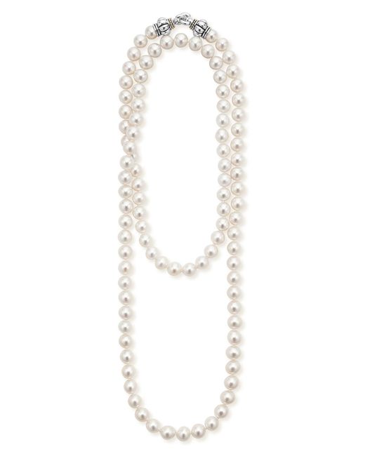 Lagos White Luna Freshwater Pearl Necklace