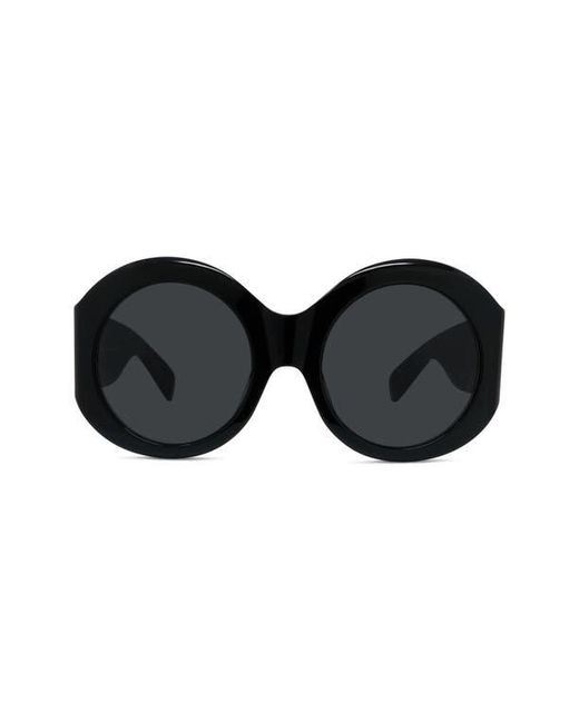 Givenchy Black Cocoon 56Mm Round Sunglasses