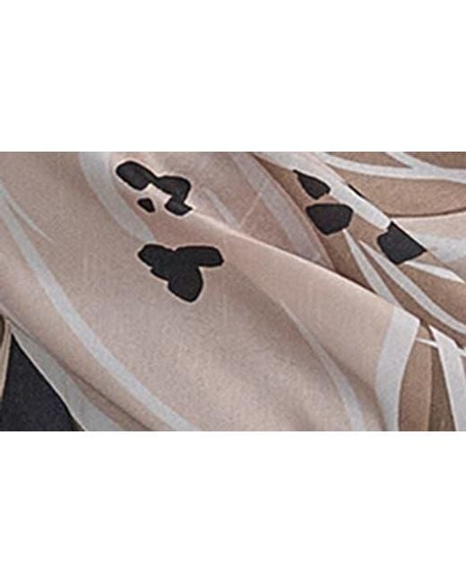 Donna Karan Black Faux Wrap Tie Waist Cocktail Dress