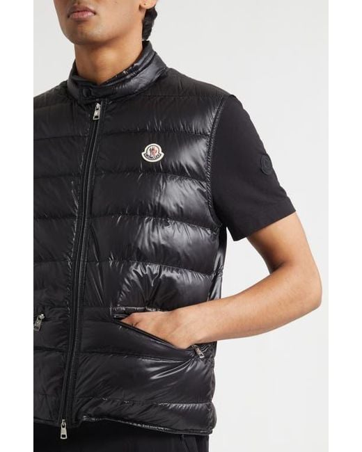 Moncler Black Gui Packable Down Vest for men