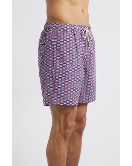 Fair Harbor Purple The Bayberry Swim Trunks for men