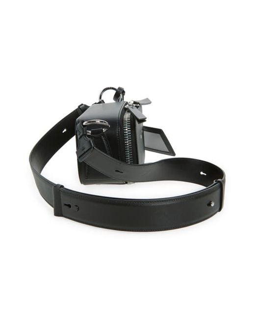 Maison Margiela Black Small Doll Leather Camera Bag