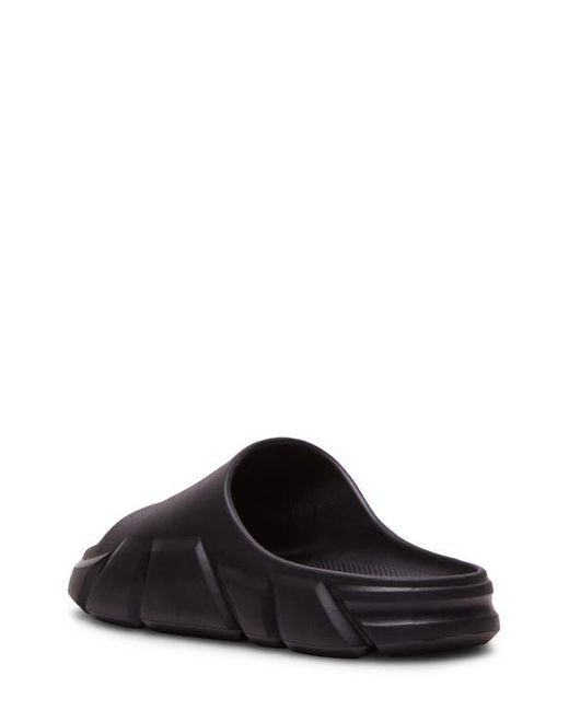 Steve Madden Black Charged Slide Sandal for men