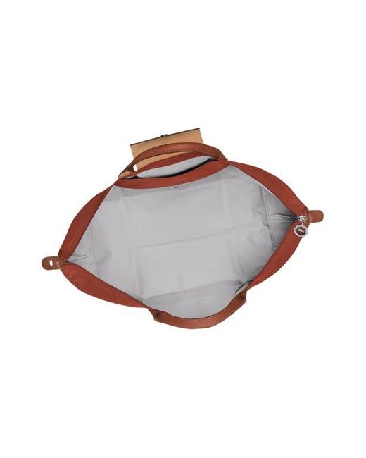 Longchamp Red Large Le Pliage Nylon Travel Bag