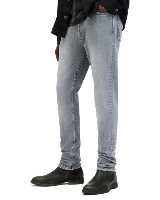 AllSaints Black Cigarette Skinny Fit Jeans for men