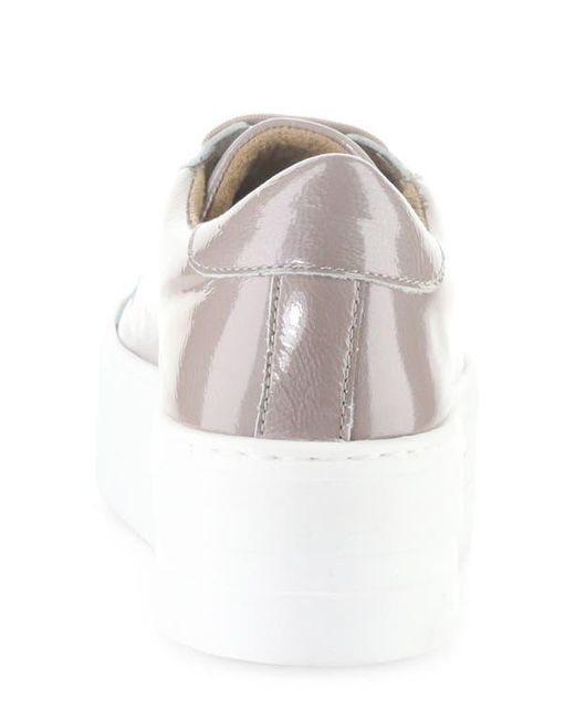 Bos. & Co. White Maya Platform Sneaker