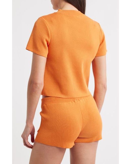 Mango Orange Figo Cardigan