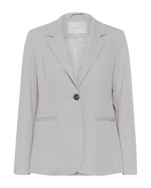 Kaffe Gray Kasakura Single Breasted Blazer