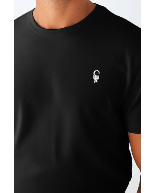 Alix Black Astronaut Tee for men