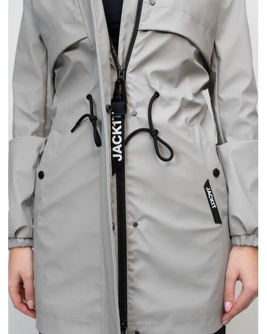 Jacket White Aurora Cape Raincoat