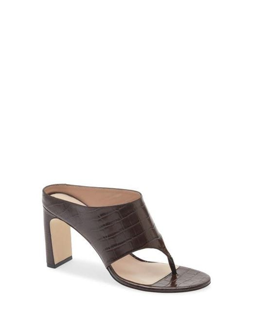 Stuart Weitzman White Babette Thong Sandal