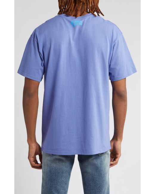 BBCICECREAM Blue Holly Trompe L'oeil Graphic T-shirt for men