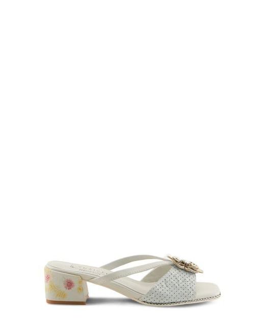 Spring Step White Europa Sandal