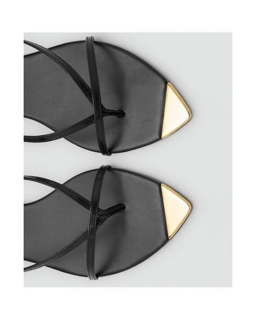 Mango White Strappy Sandal
