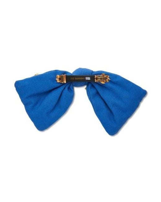 Lele Sadoughi Blue Nba New York Knicks Bow Barrette