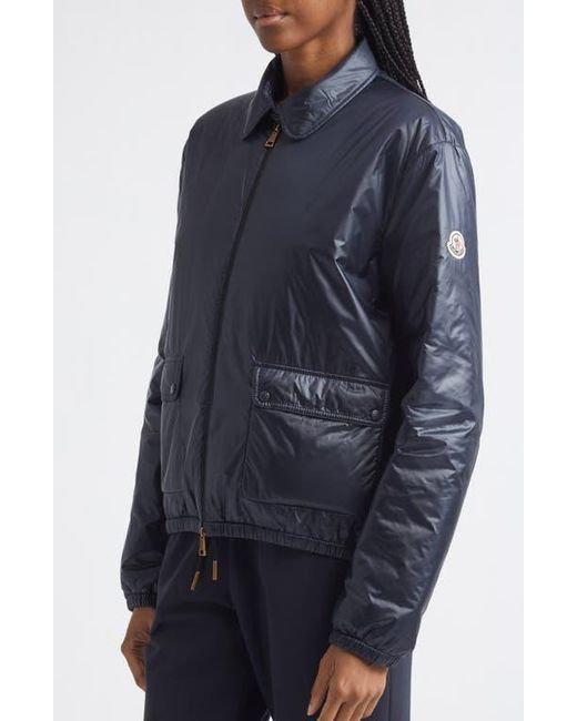 Moncler Blue Lanset Down Jacket