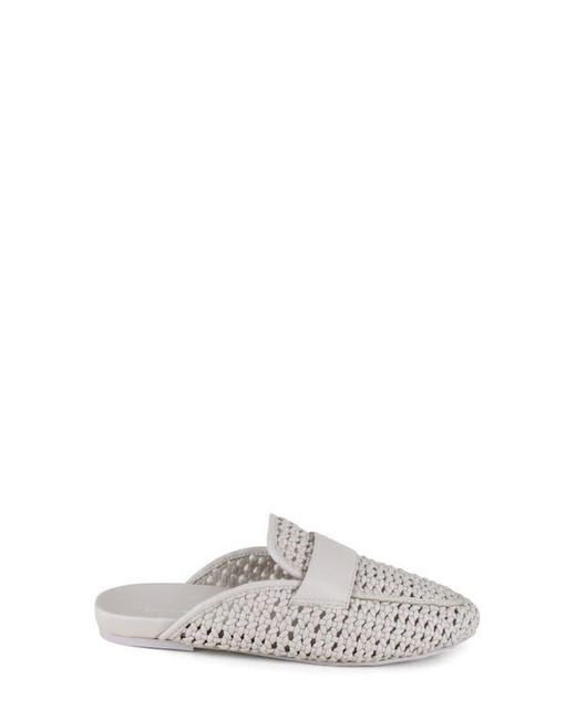 Splendid White Sandra Woven Mule