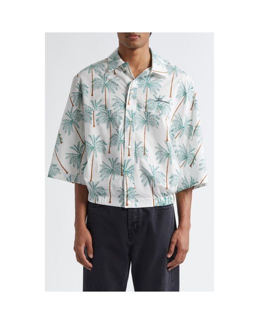 Jacquemus Blue La Chemise Canevas Button-Up Shirt for men