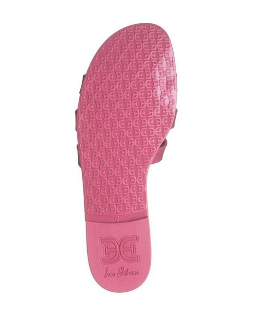 Sam Edelman Pink Bay Jelly Slide Sandal
