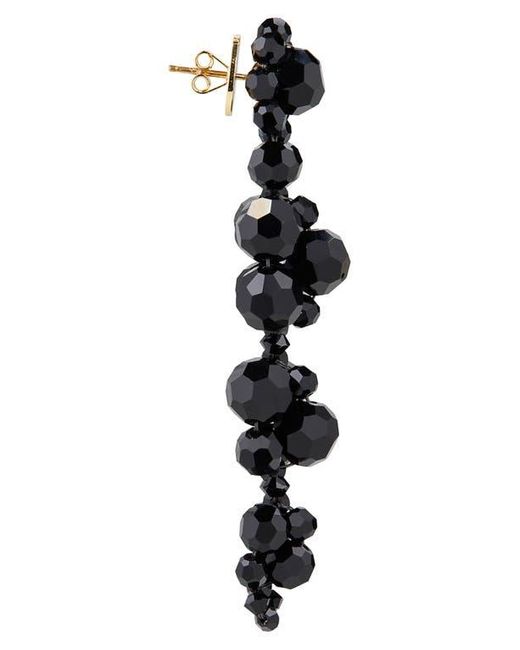 Simone Rocha Black Cluster Drop Earrings